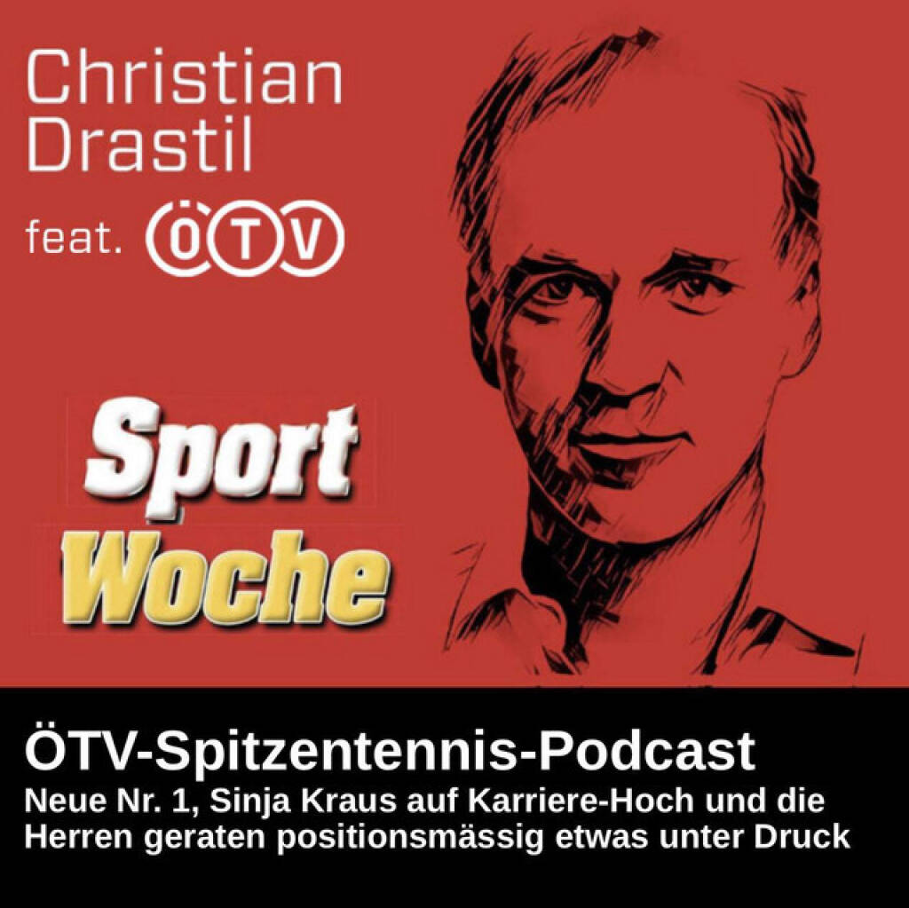 https://open.spotify.com/episode/1uuoBknqjGS1YMTKrMSWJo
SportWoche ÖTV-Spitzentennis Podcast: Neue Nr. 1, Sinja Kraus auf Karriere-Hoch und die Herren geraten positionsmässig etwas unter Druck - <p>Presented by mumak.me und win2day. Wir haben eine neue Nr.1 im gemischten Ranking, dazu ein Karrierehoch von Sinja Kraus, nachdem sie das Finale des ITF-W75-Challengers in Prag erreicht hat. Insgesamt sind unsere mumak.me-Kennziffern aber nach unten gegangen. <br>
<br>
win2day ÖTV-Star der Woche: Sinja Kraus<br>
<br>
SportWoche ÖTV-Ö Top10: Anastasia Potapova, Julia Grabher, Sinja Kraus und Lili Tagger bei den Damen sowie Filip Misolic, Sebastian Ofner, Lukas Neumayer, Jurij Rodionov, Joel Schwärzler und Sandro Kopp bei den Herren sind WTA/ATP-übergreifend die Top10 aktuell. In welcher Reihenfolge, das wird im Podcast verraten. <br>
<br>
<a href=https://mumak.me target=_blank>https://mumak.me</a><br>
<a href=https://www.win2day.at target=_blank>https://www.win2day.at</a><br>
<br>
<a href=http://www.sportgeschichte.at/oetv target=_blank>http://www.sportgeschichte.at/oetv</a><br>
Inside In, der ÖTV-Podcast: <a href=https://open.spotify.com/show/7KNsgeD8XyXTsAgCFKfI7Y target=_blank>https://open.spotify.com/show/7KNsgeD8XyXTsAgCFKfI7Y</a> <br>
<a href=https://www.oetv.at target=_blank>https://www.oetv.at</a><br>
Quelle Rankings: Live-Rankings von live-tennis.eu<br>
<br>
Die Marke, Patent, Rechte und das Archiv der SportWoche wurden 2017 von Christian Drastil Comm. erworben, Mehr unter <a href=http://www.sportgeschichte.at target=_blank>http://www.sportgeschichte.at</a> . Der neue SportWoche Podcast ist eingebettet in „ Wiener Börse, Sport, Musik (und mehr)“ auf <a href=http://www.audio-cd.at target=_blank>http://www.audio-cd.at</a>  und erscheint, wie es in Name SportWoche auch drinsteckt, wöchentlich. Bewertungen bei Spotify oder Apple machen mir Freude: <a href=http://www.audio-cd.at/spotify target=_blank>http://www.audio-cd.at/spotify</a> , <a href=http://www.audio-cd.at/apple target=_blank>http://www.audio-cd.at/apple</a> . </p> (16.02.2026) 