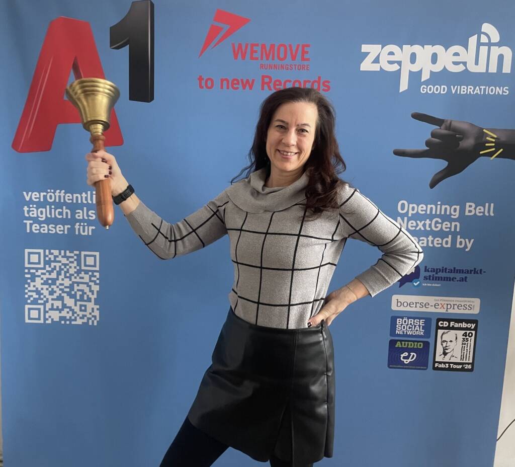 Carolina Burger läutet die Opening Bell für Montag. Mit der Kommunikationsmanagerin bei der Austrian Power Grid endet die Comeback-Season 1, danke an die Partner A1, WeMove Runningstore und Zeppelin Hotel Tech. Morgen geht es in neuem Look und mit der Comeback-Season 2 weiter. (23.02.2026) 