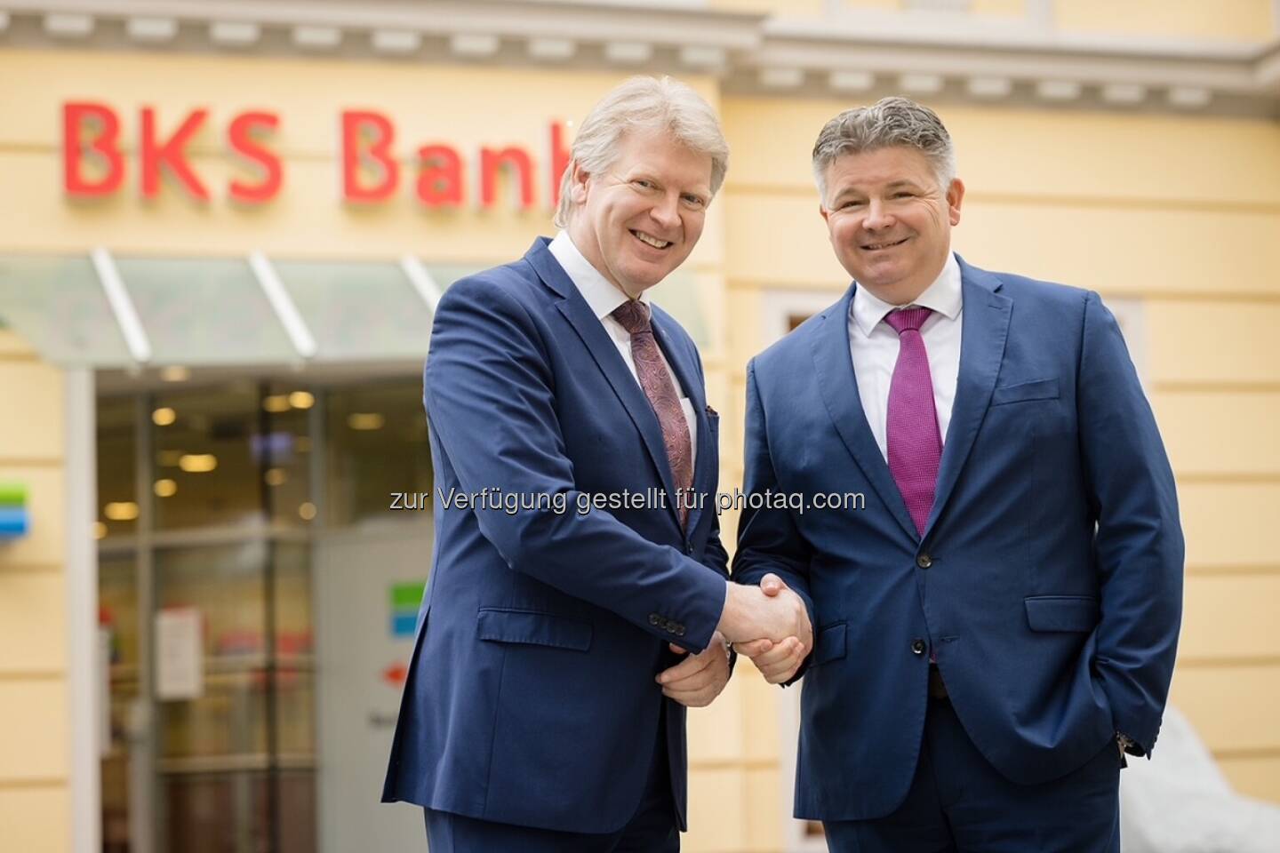 Leiten seit Anfang des Jahres gemeinsam die Geschicke der BKS Bank in der Steiermark: Manfred Geiger (Leitung Firmenkundengesch&auml;fts) und Christian Gartler (Leitung Privatkundengesch&auml;ft). Credit: Schotter