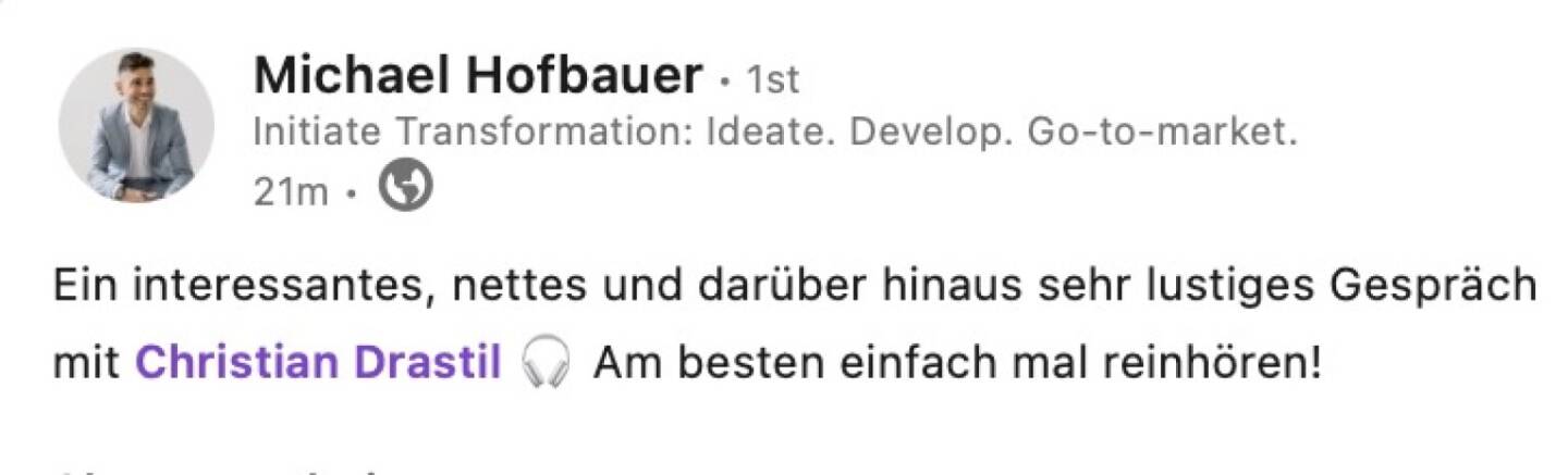 bezogen auf https://audio-cd.at/page/podcast/8452 Michael Hofbauer