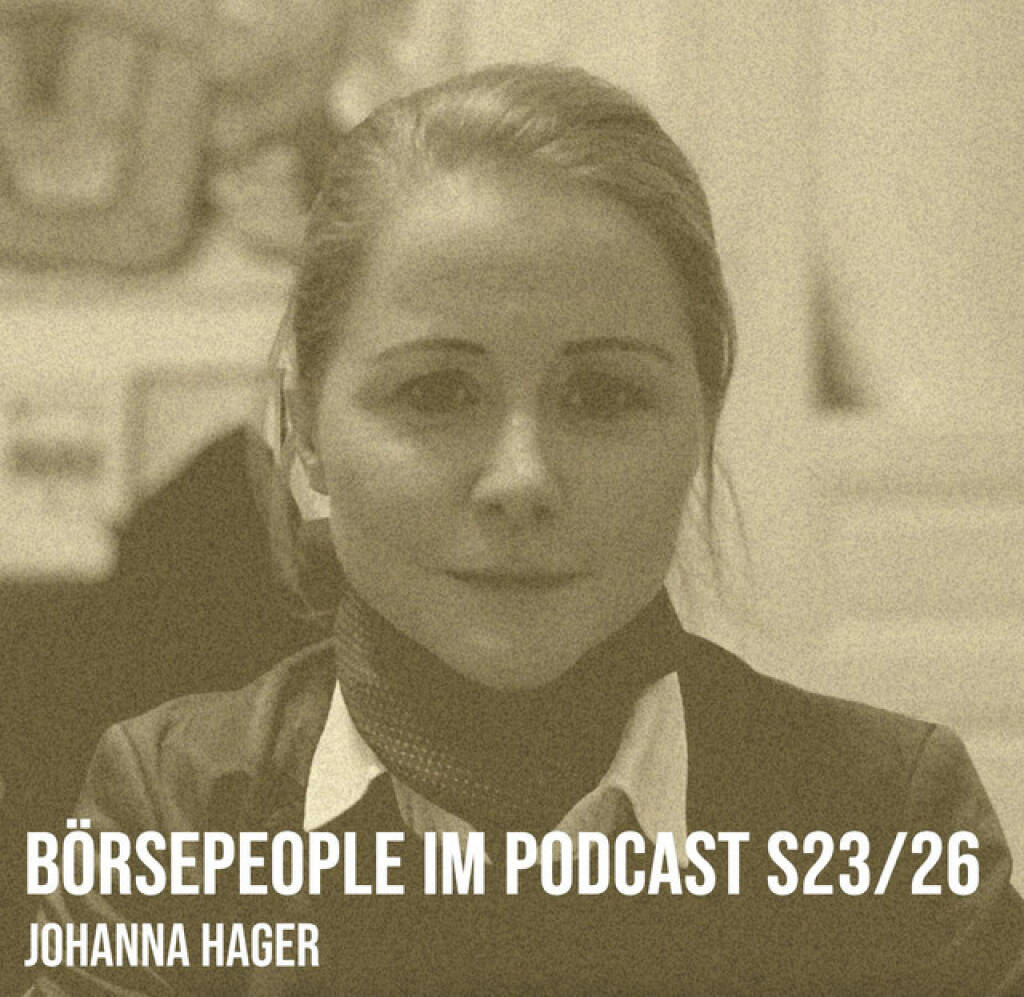 https://open.spotify.com/episode/61Dw8ljW1Fn1A6tHMDDqqK
Börsepeople im Podcast S23/26: Johanna Hager - <p>Johanna Hager ist Leiterin des Innenpolitik-Ressorts vom Kurier und aktuell Co-Autorin des Medienthrillers Deadline. Wir sprechen über ein Studium der Publizistik und Politikwissenschaft, (sehr viel) über Harald Schmidt, Halstücher, über Scholdan & Company, die Gründungsphase der Tageszeitung Österreich und dann über Johannas Aufgaben-Spektrum beim Kurier. Und freilich über Deadline, das Buch ist ja im Duett mit Gast S23/25, Peter Thier, entstanden. Hier habe ich viele Fragen, u.a. zur Zusammenarbeit für das Buch, zu den Protagonistinnen im Buch, zu derben Begriffen aus der Medienbranche bzw. auch, ob es im Buch Tote gibt. Johanna antwortet geduldig und schlagfertig. <br>
<br>
<a href=http://www.kurier.at target=_blank>http://www.kurier.at</a><br>
Gespräch mit Peter Thier zu Deadline: <a href=https://www.youtube.com/watch?v=_I4t2f2iMsI target=_blank>https://www.youtube.com/watch?v=_I4t2f2iMsI</a> <br>
Deadline bei Thalia: <a href=https://www.thalia.at/shop/home/artikeldetails/A1077256526 target=_blank>https://www.thalia.at/shop/home/artikeldetails/A1077256526</a><br>
Peter Thier Börsepeople: <a href=https://audio-cd.at/page/podcast/8487/ target=_blank>https://audio-cd.at/page/podcast/8487/</a><br>
<br>
About: Die Serie Börsepeople des Podcasters Christian Drastil, der im Q4/24 in Frankfurt als Finfluencer & Finanznetworker #1 Austria ausgezeichnet wurde, findet im Rahmen von <a href=http://www.audio-cd.at target=_blank>http://www.audio-cd.at</a> und dem Podcast Audio-CD.at Indie Podcasts statt. Es handelt sich dabei um typische Personality- und Werdegang-Gespräche. Die Season 23 umfasst jahreszahlbezogen unter dem Motto „26 Börsepeople“ 26 Talks. Presenter der Season 23 ist die 3Banken Generali Investment Gesellschaft <a href=http://www.3bg.at target=_blank>http://www.3bg.at.</a> Welcher der meistgehörte Börsepeople Podcast ist, sieht man unter <a href=http://www.audio-cd.at/people target=_blank>http://www.audio-cd.at/people.</a> Der Zwischenstand des laufenden Rankings ist tagesaktuell um 12 Uhr aktualisiert.<br>
<br>
Bewertungen bei Apple (oder auch Spotify) machen mir Freude: <a href=http://www.audio-cd.at/spotify target=_blank>http://www.audio-cd.at/spotify</a> , <a href=http://www.audio-cd.at/apple target=_blank>http://www.audio-cd.at/apple</a> .<br>
</p> (13.03.2026) 