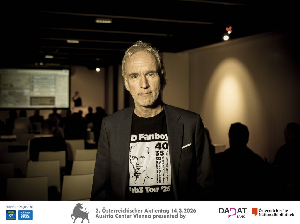 Christian Drastil, Börse Social Network, Audio-cd.at, Bild: Martina Draper für kapitalmarkt-stimme.at (16.03.2026) 