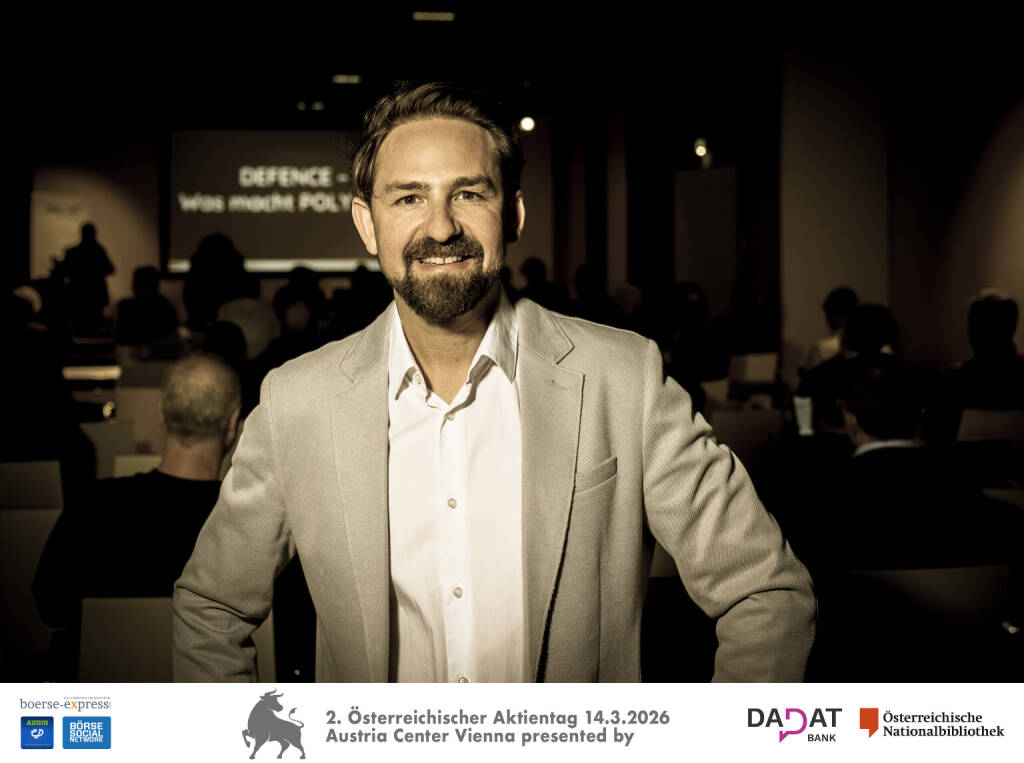 Richard Dobetsberger, wikifolio Blogger/Umbrella Strategie, Bild: Martina Draper für kapitalmarkt-stimme.at (16.03.2026) 