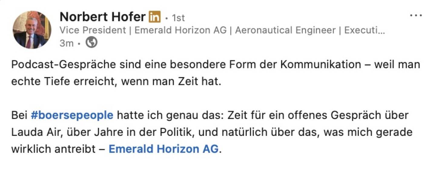 bezogen auf https://www.audio-cd.at/page/podcast/8585/ Norbert Hofer