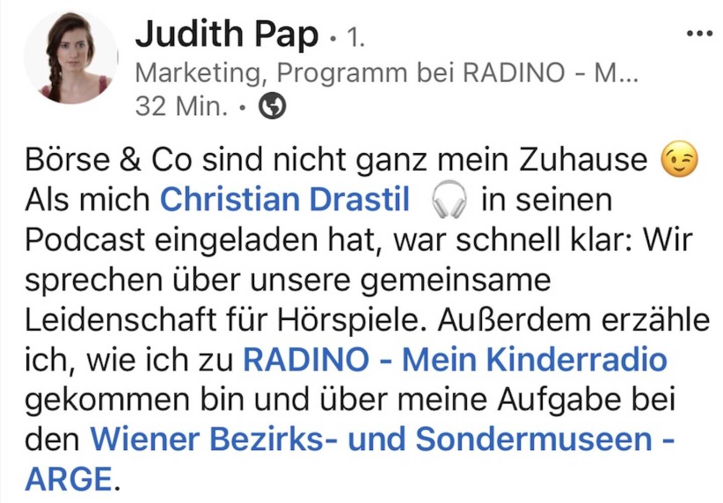 bezogen auf https://audio-cd.at/page/podcast/8659/ Judith Pap