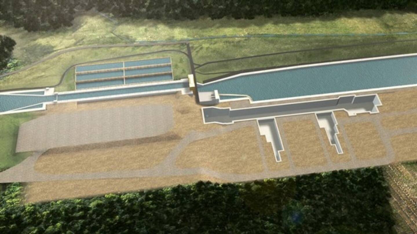Strabag: Der Ersatzneubau der Schleuse Erlangen unterst&uuml;tzt die Zukunftsf&auml;higkeit des Main-Donau-Kanals &copy; Wasserstra&szlig;en-Neubauamt Aschaffenburg (WNA)