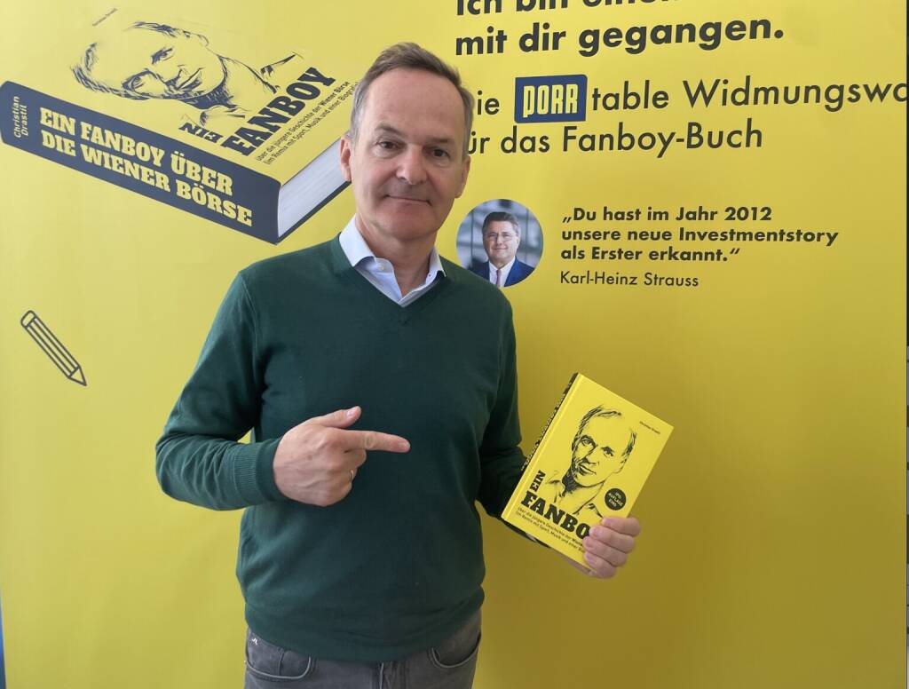 Franz Schellhorn mit dem Fanboy-Buch (29.05.2026) 