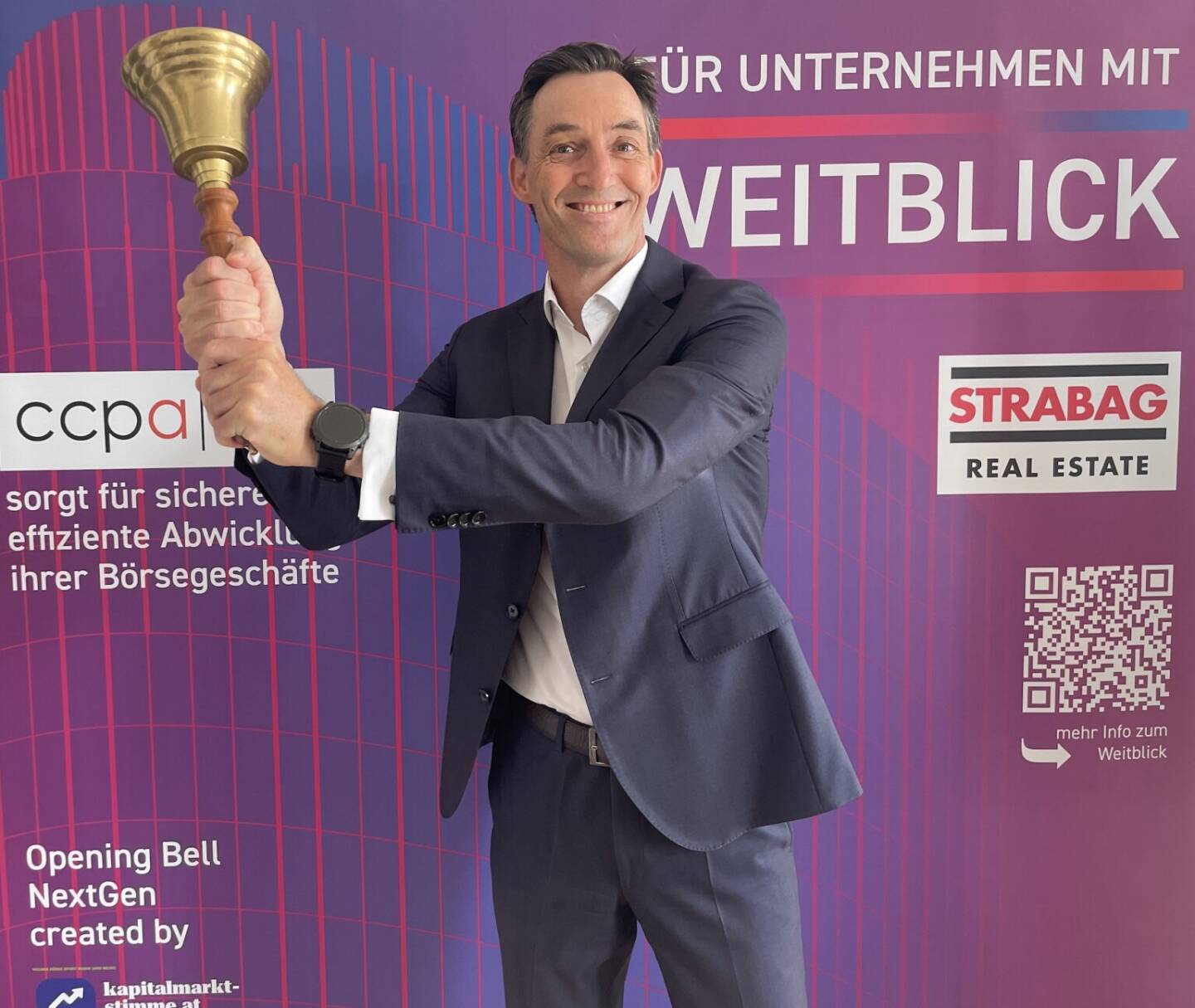 Thomas Bobek l&auml;utet die Opening Bell f&uuml;r Montag. Als Head of Private Markets der Erste Asset Management hat er unl&auml;ngst den Erste Private Markets Evergreen Eltif aufgelegt
