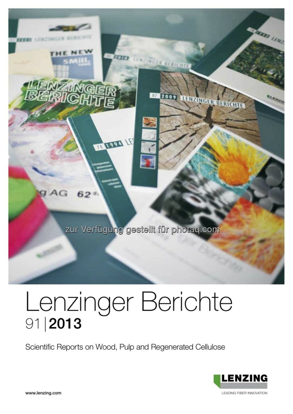 60 Jahre Lenzinger Berichte – ein Aushängeschild der Lenzinger Innovation feiert Geburtstag. Die Lenzinger Berichte sind die weltweit einzige Firmenpublikation, die in den „Chemical Abstracts“ (dem weltweit wichtigsten Auswertungsdienst für Originalquellen der Chemieliteratur) gelistet ist (c) Lenzing