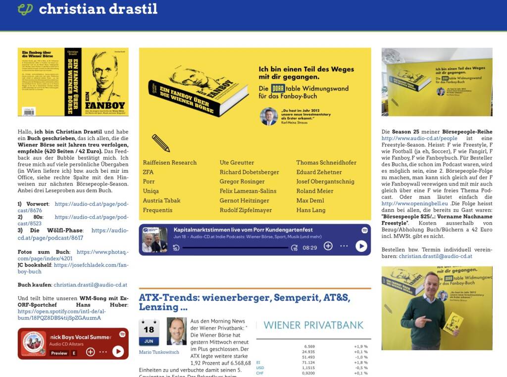 die christian-drastil.com ganz im Fanboy-Modus (18.06.2026) 