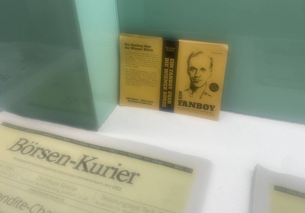 Die Flyer zum Buch in der Wiener Börse (18.06.2026) 