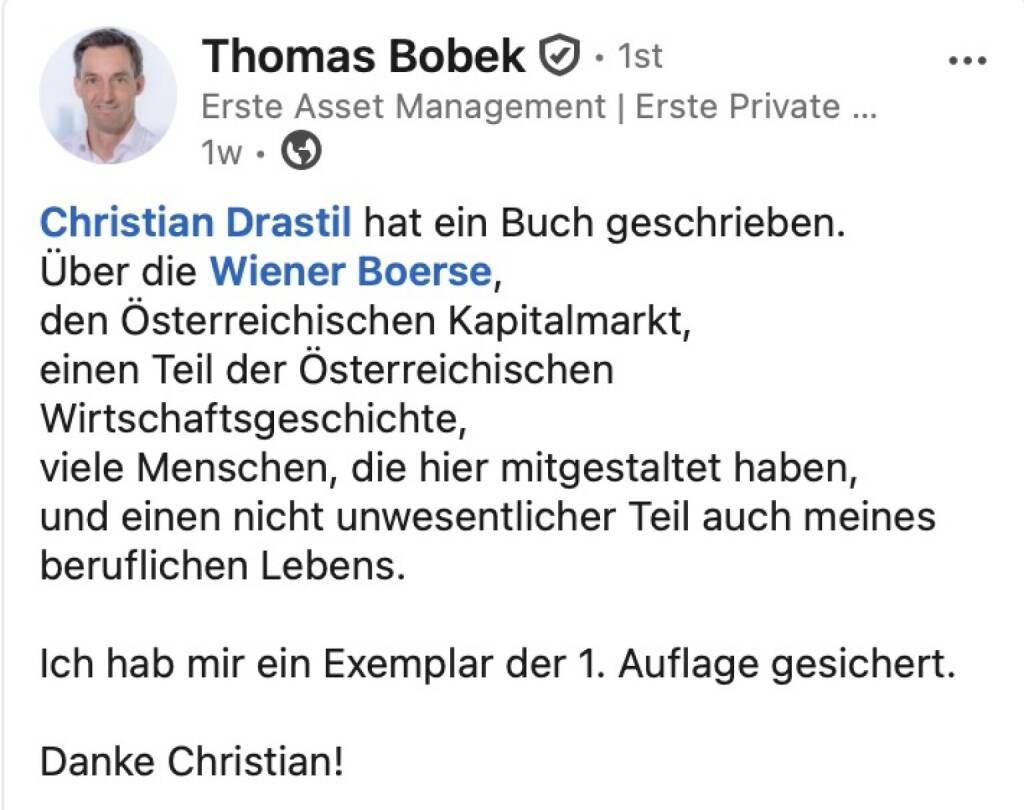 Thomas Bobek zum Fanboy-Buch http://www.christian-drastil.com  (20.06.2026) 