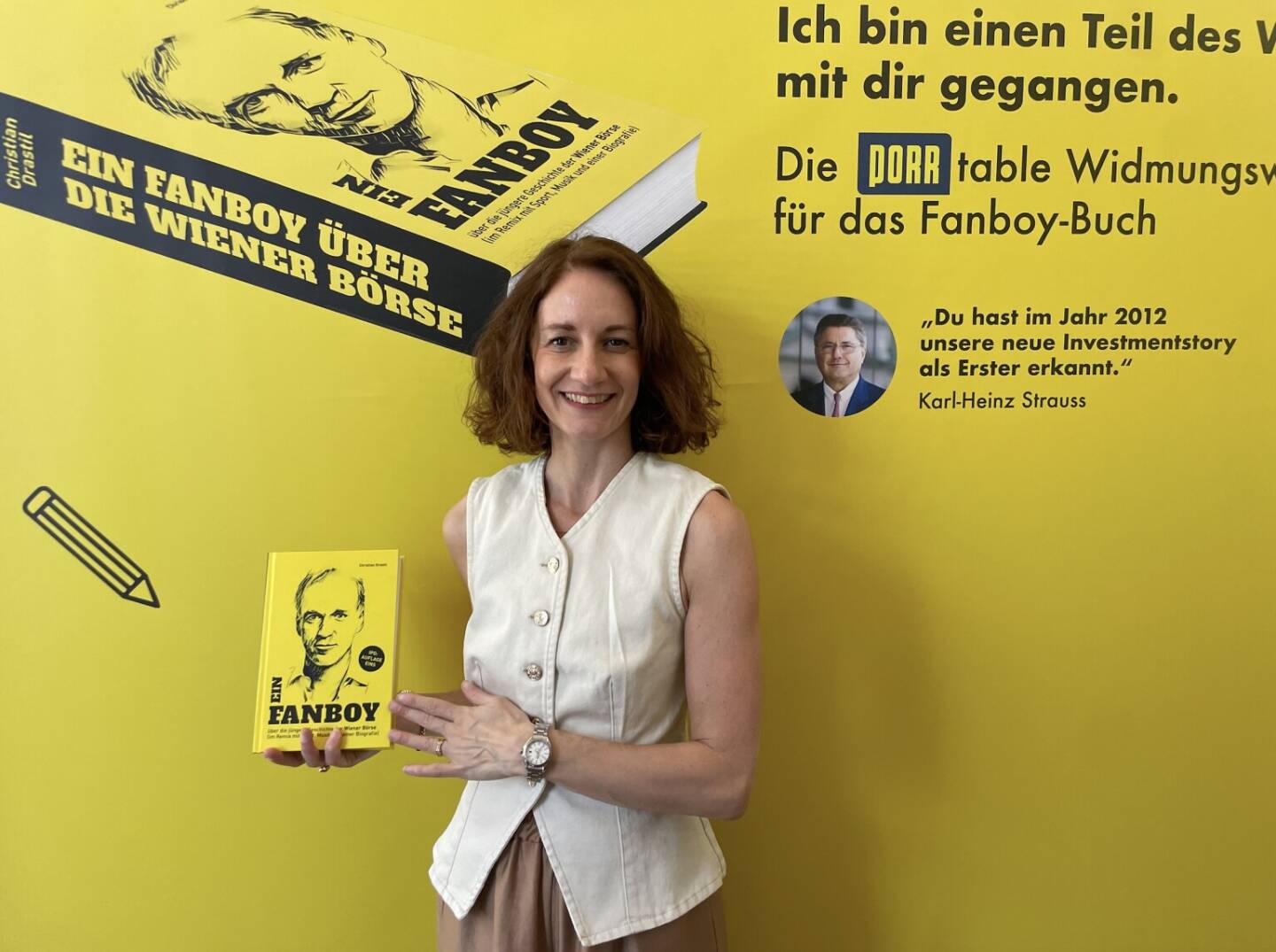 Silvia Polan mit dem Fanboy-Buch