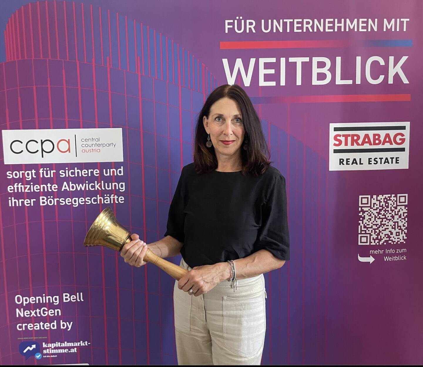 Sabina Haas l&auml;utet die Opening Bell f&uuml;r Montag. Die langj&auml;hrige Marktdatenmanagerin der Wiener B&ouml;rse ber&auml;t u.a. auch Leute aus der Finanzmarktbranche bei beruflicher Neuorientierung und Ver&auml;nderung ...