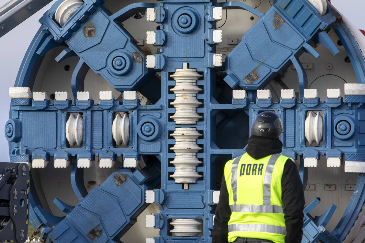 Beim Tunnelbau der Elbquerung erfolgte der Durchschlag auf der nieders&auml;chsischen Seite der Elbe &copy; PORR