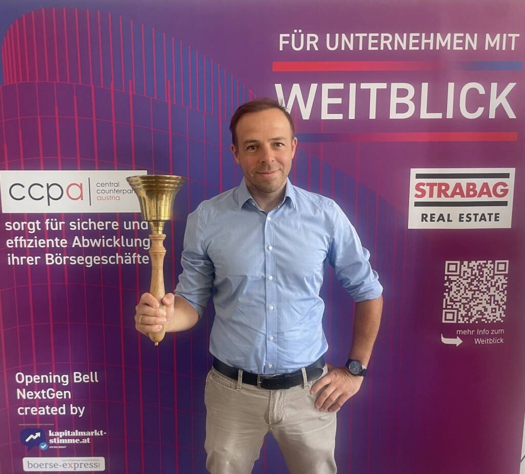 Paul Trummer läutet die Opening Bell für Dienstag und damit den Halbjahresultimo an der Wiener Börse. Aktuell unterstützt er mit Gaisberg die NLB Group bei einem Versuch, die Addiko Bank zu übernehmen (30.06.2026) 
