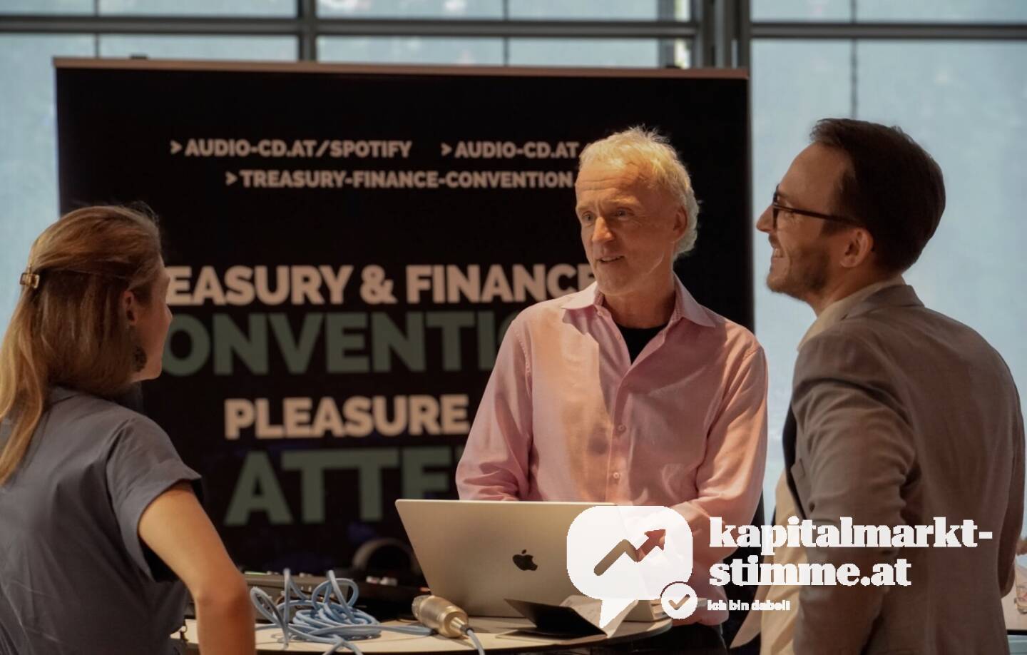 Mit Annika Popov und Niklas Thannh&auml;user bei der #tfc26 #tfckompakt von SLG Treasury