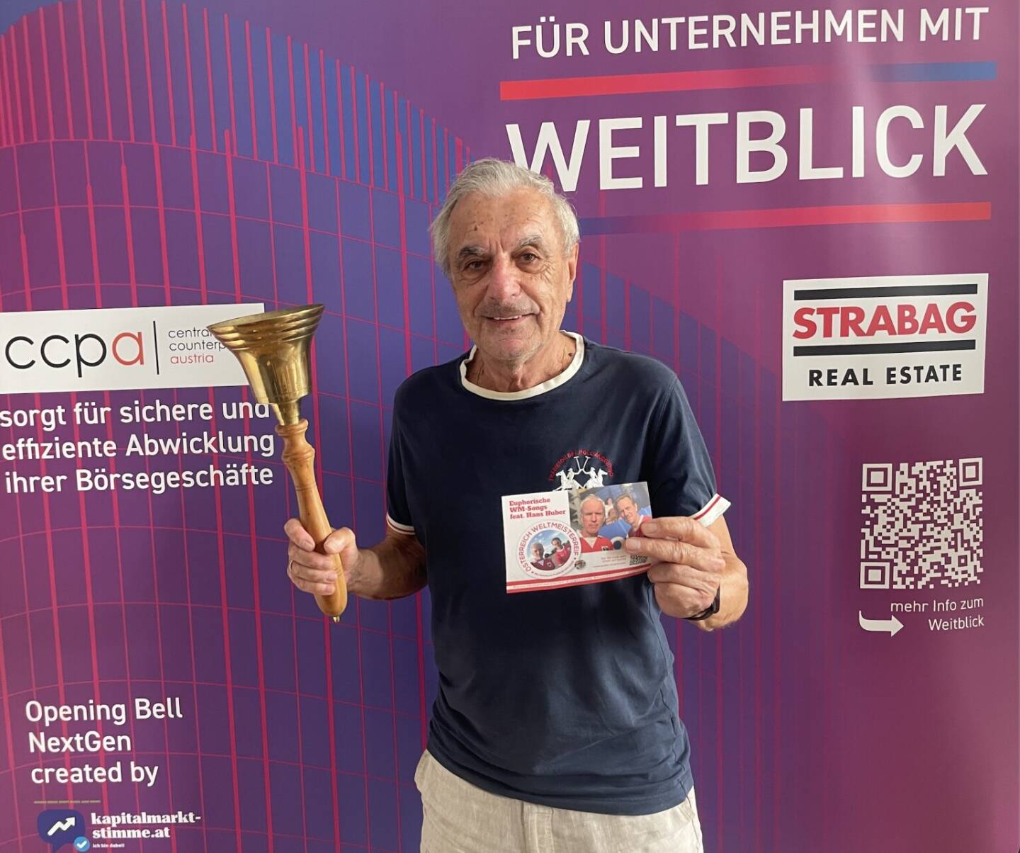 Hans Huber l&auml;utet die Opening Bell f&uuml;r Donnerstag. Die ORF-Sportreporterlegende fragt sich, ob wir nicht &Ouml;sterreich, weltmeisterreif f&uuml;r den ATX aufnehmen sollen h&auml;tten. Hier zum neuen Signature Song der Wiener B&ouml;rse Party: https://open.spotify.com/intl-de/album/5W0BeOZLKIWzQqordehWFJ?si=Vf7miqcwSbquxtn2w_0Q-A