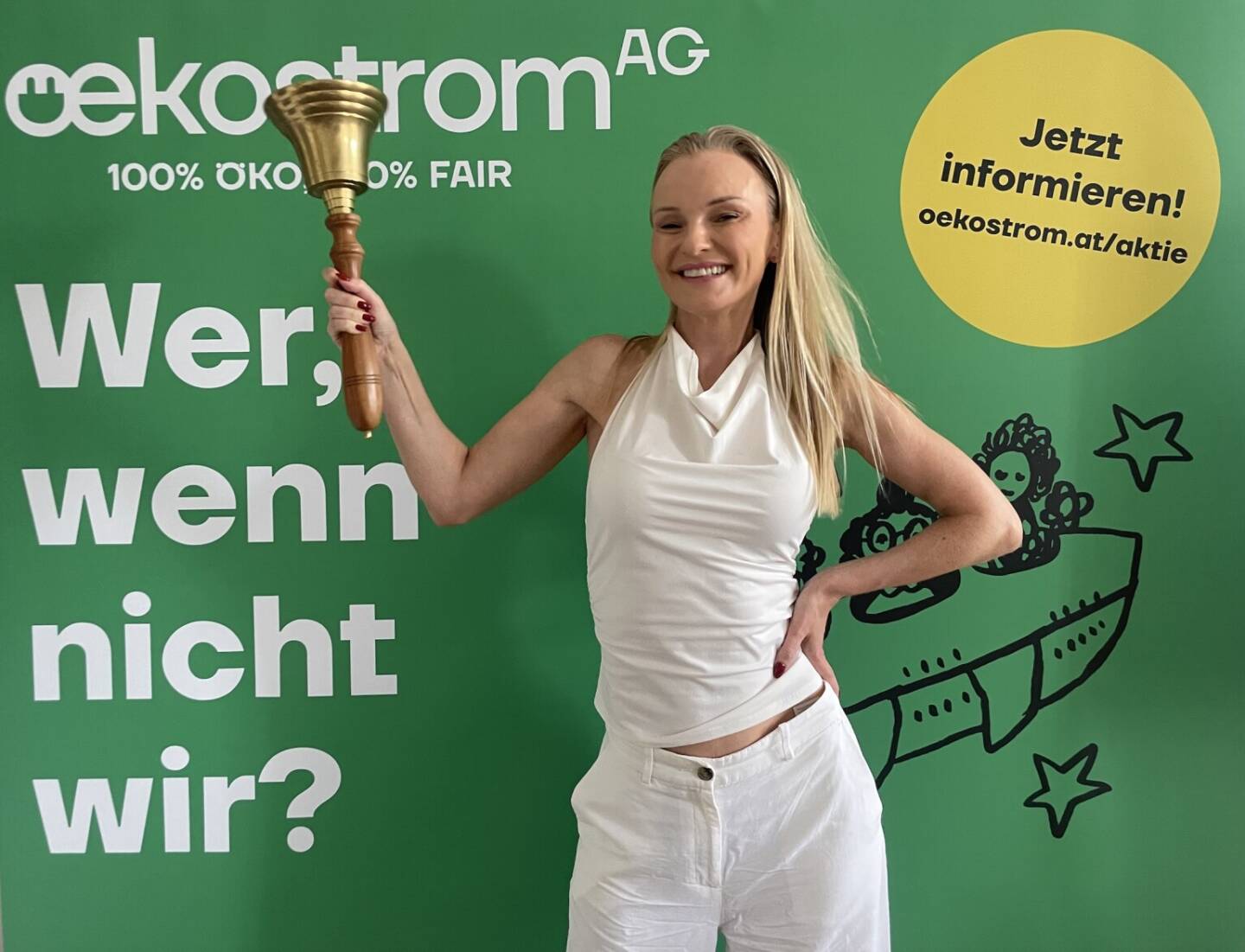 Julia Bunz l&auml;utet mit der Opening Bell f&uuml;r Mittwoch die neue Season presented by oekostrom AG ein. Die Ex-Bankerin ist Founder und Managing Director von One Villas e.u., dazu wird am Freitag ein B&ouml;rsepeople Podcast gesendet