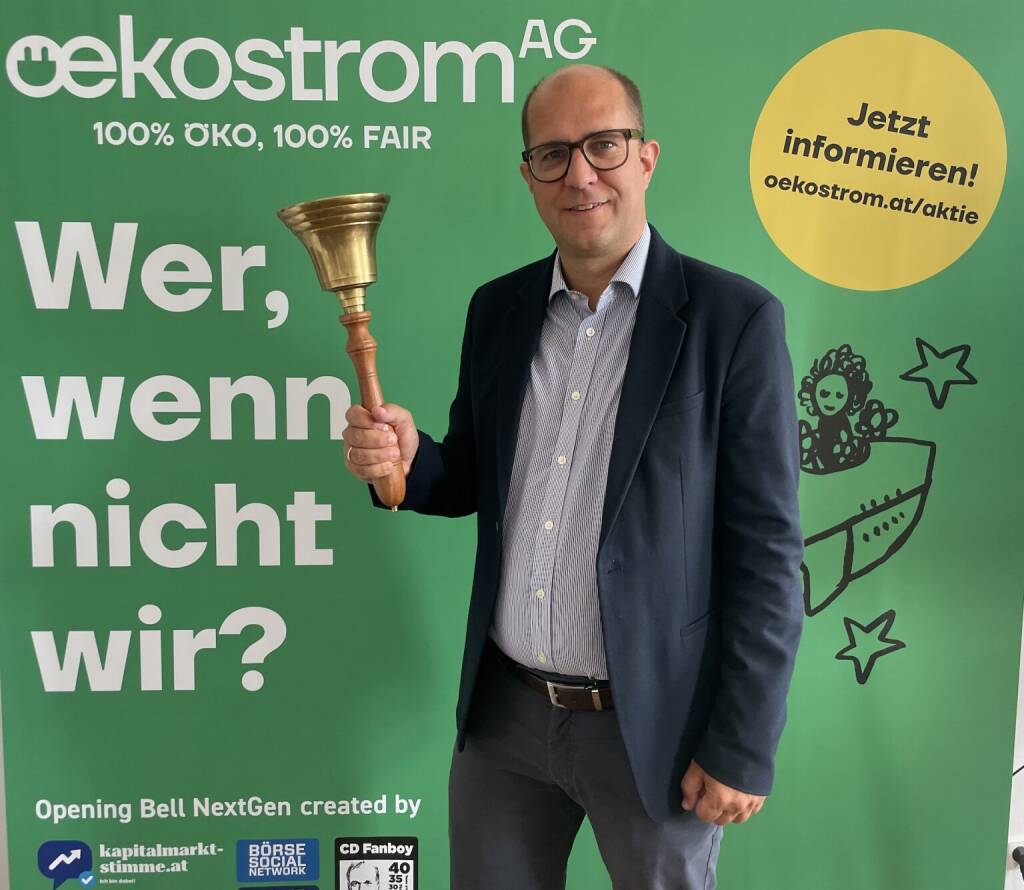 Peter Schiefer läutet die Opening Bell für Dienstag. Der Berater bei Grünberger & Partner hat Ende Juni das Börselisting von Emerald Horizon kommunikativ begleitet (21.07.2026) 