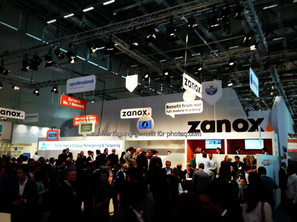 Dmexco Köln 2013: Zanox (19.09.2013) 