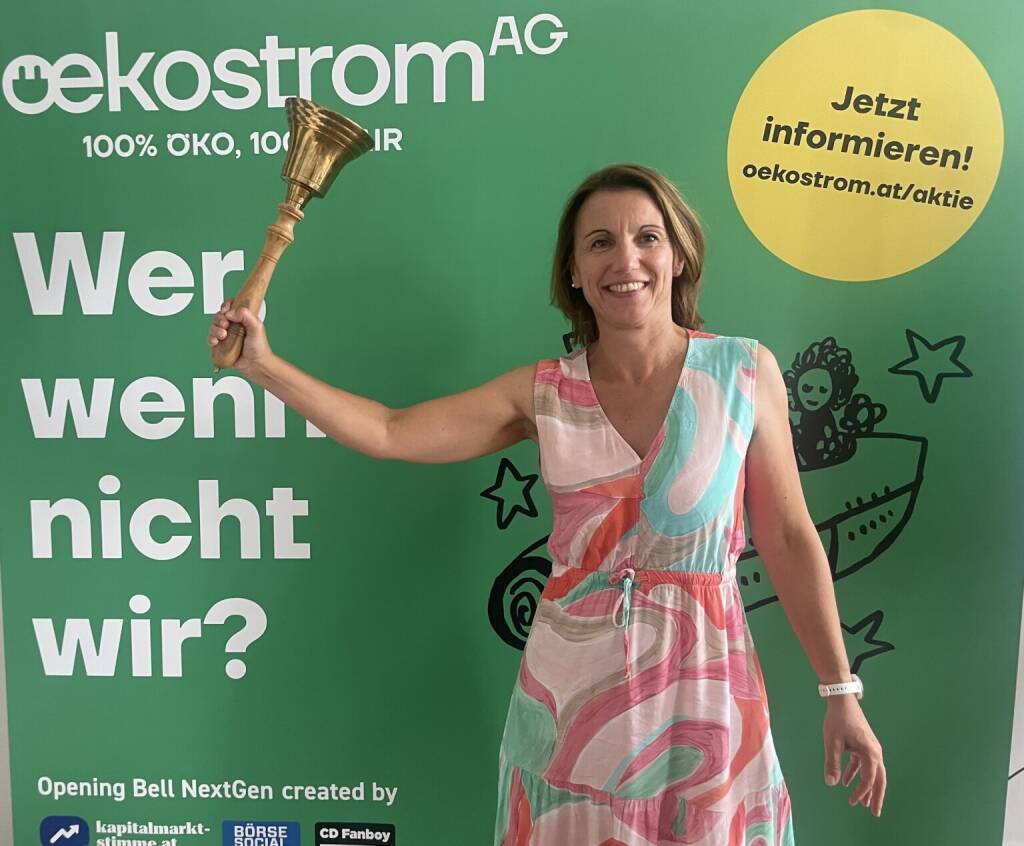 Alexandra Baldessarini läutet die Opening Bell für Montag. Die Ex-Vorständin des Zertifikate Forum Austria hat ein Kapitel des Fanboy-Buchs zur Wiener Börse für einen Podcast eingelesen. Natürlich ging es dabei um Strukturierte Produkte (27.07.2026) 