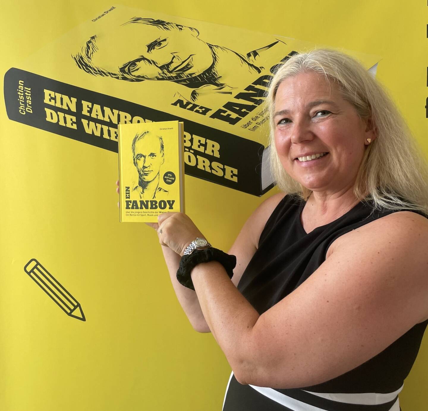 Sylwia Milke mit dem Fanboy-Buch