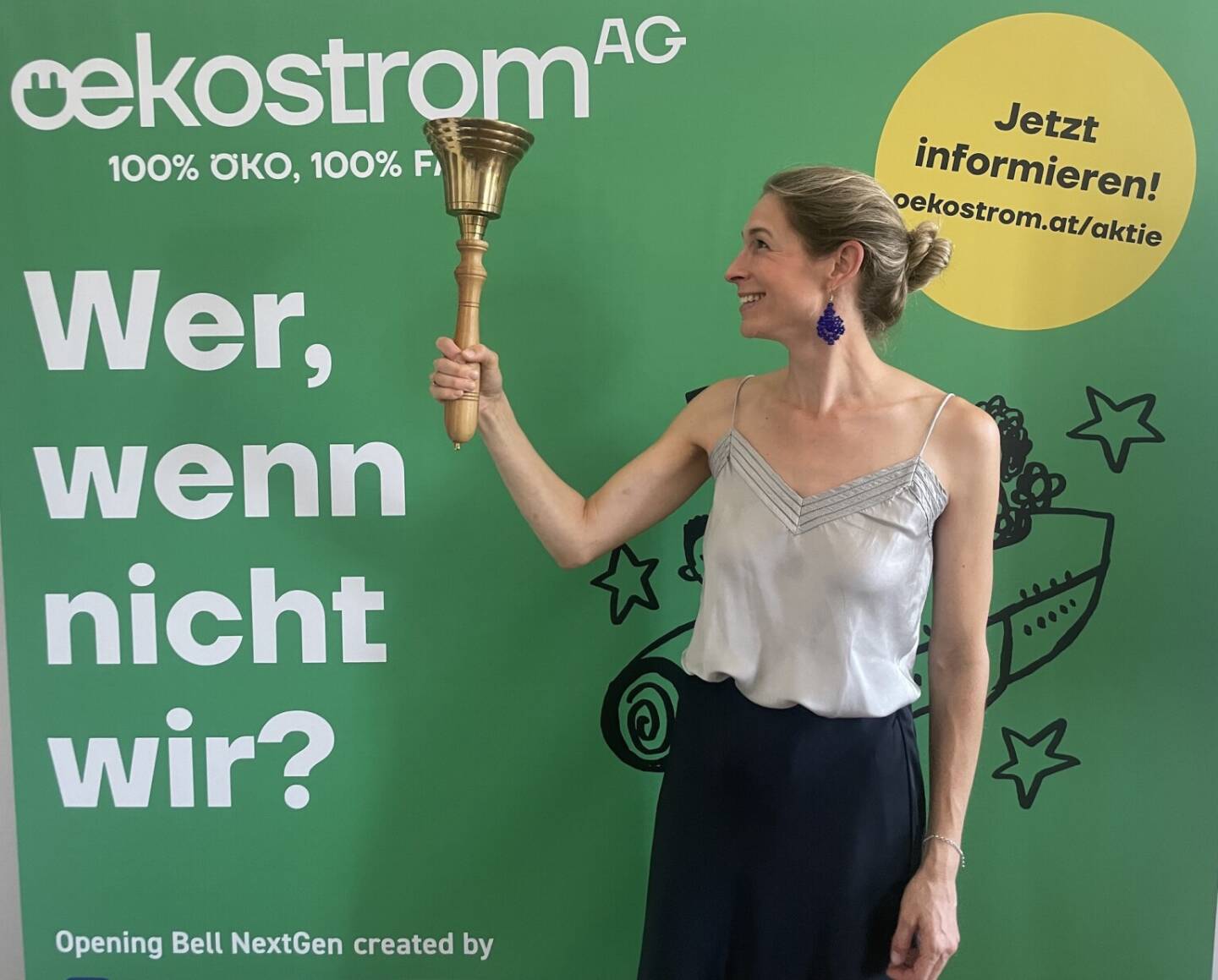 Annika Popov l&auml;utet die Opening Bell f&uuml;r Freitag. Als Head of Communication bei der TimeToAct Group &Ouml;sterreich redet sie mit ihren Kunden nicht nur gerne &uuml;ber Hype Themen wie Agentic AI, sondern auch &uuml;ber die Notwendigkeit von Legacy Modernisierun . Sie ermutigt Unternehmen genauer hinzuschauen